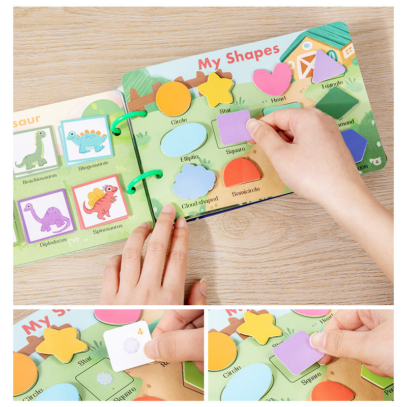 Montessori Educational Sticker Activity Book for Children