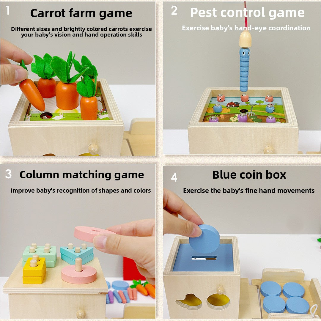 Montessori Educational Wooden Blocks Set