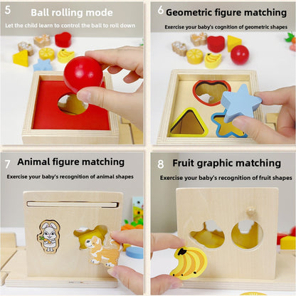 Montessori Educational Wooden Blocks Set