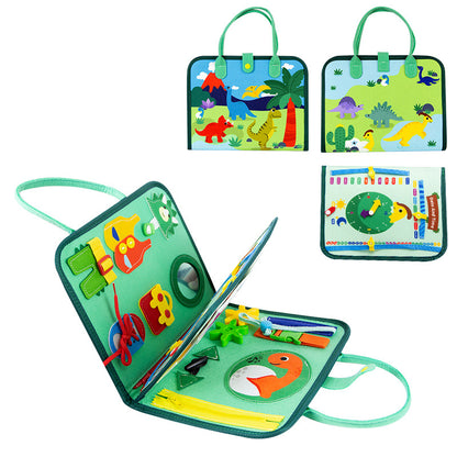Montessori Felt Busy Board for Kids - Early Educational DIY Activity Toy