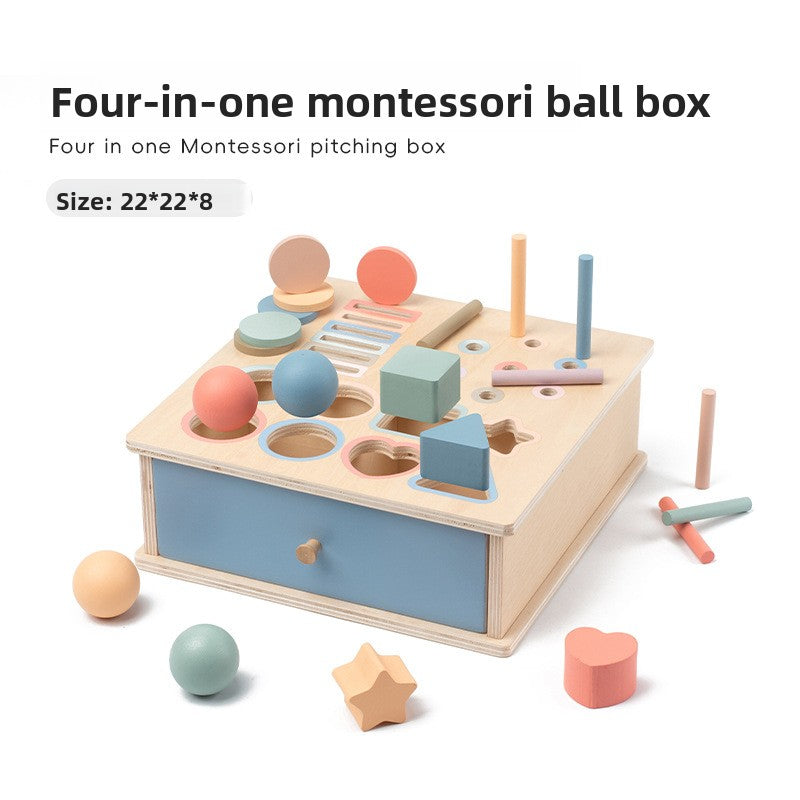 Montessori Geometric Shape Color Matching Toy