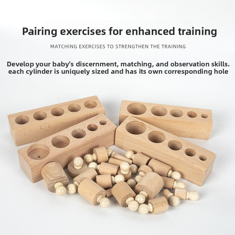 Montessori Sensory Cylinder Blocks