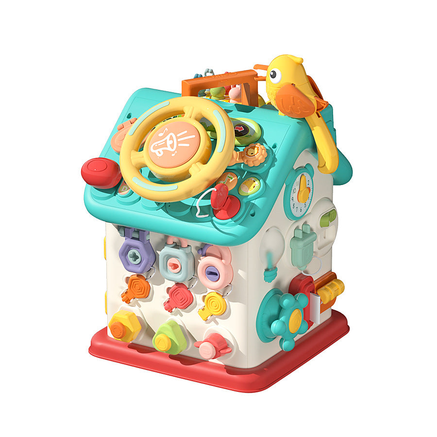 Montessori Six-Sided Busy House Early Education Infant Toy