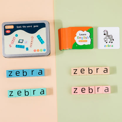 Montessori Spelling Card Game