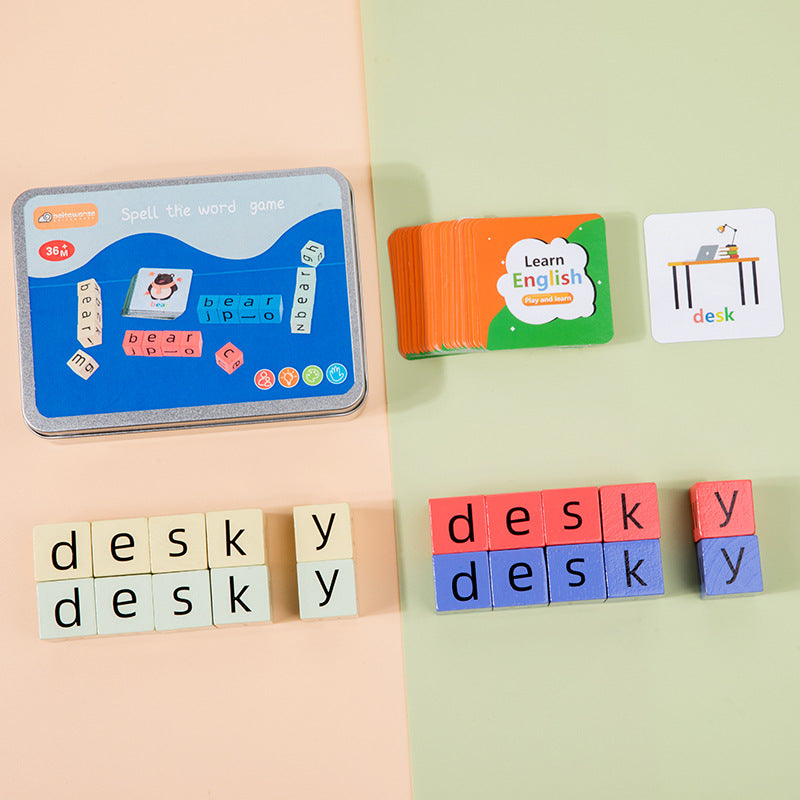 Montessori Spelling Card Game