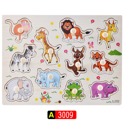 Montessori Wooden Alphabet Puzzle Board