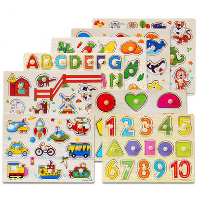 Montessori Wooden Alphabet Puzzle Board