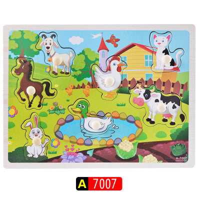 Montessori Wooden Alphabet Puzzle Board