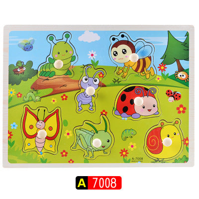 Montessori Wooden Alphabet Puzzle Board