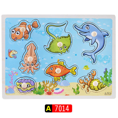 Montessori Wooden Alphabet Puzzle Board