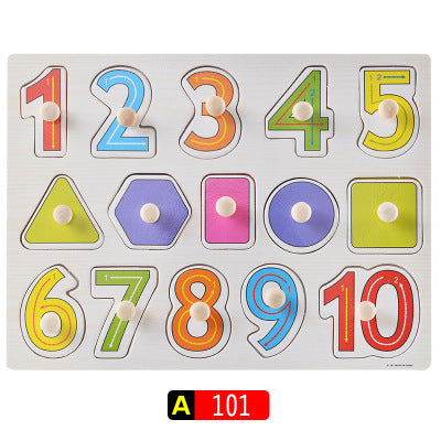 Montessori Wooden Alphabet Puzzle Board
