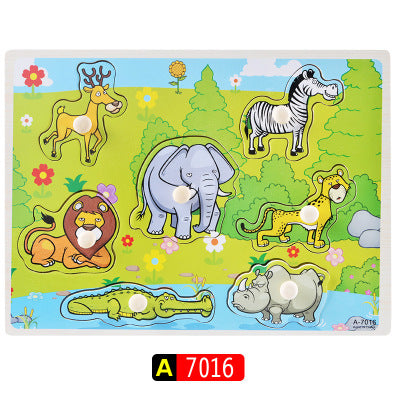 Montessori Wooden Alphabet Puzzle Board