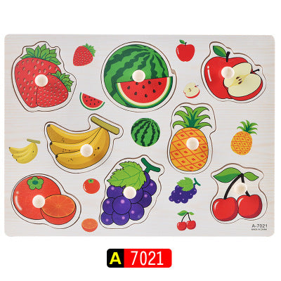 Montessori Wooden Alphabet Puzzle Board