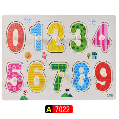 Montessori Wooden Alphabet Puzzle Board