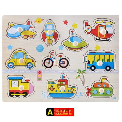 Montessori Wooden Alphabet Puzzle Board