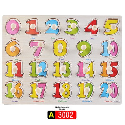 Montessori Wooden Alphabet Puzzle Board