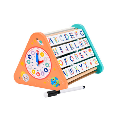 Montessori Wooden Busy Board Clock Learning Toy