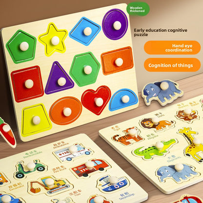 Montessori Wooden Educational Puzzle Board