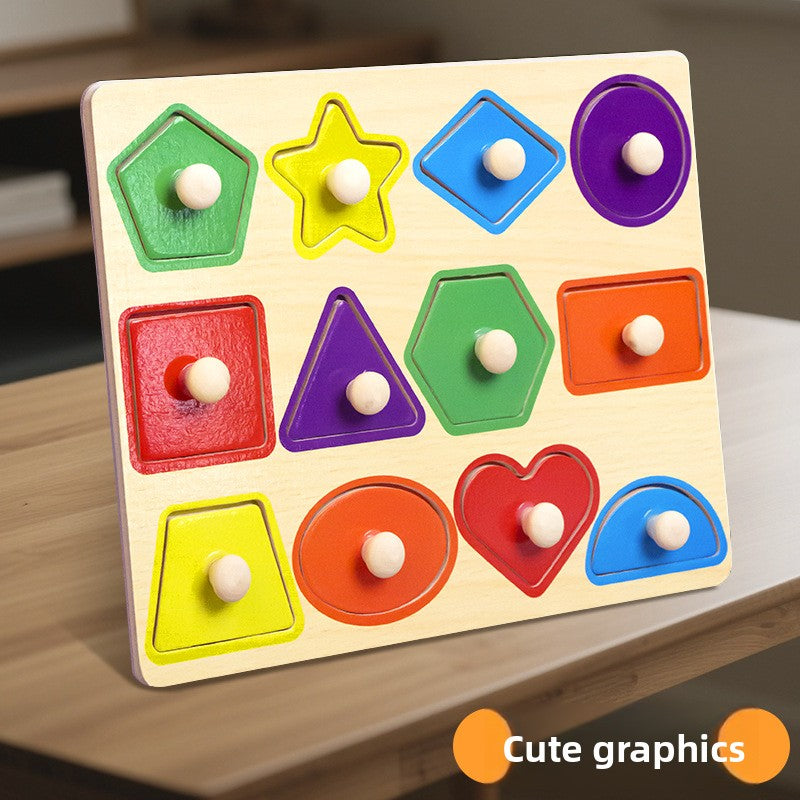 Montessori Wooden Educational Puzzle Board