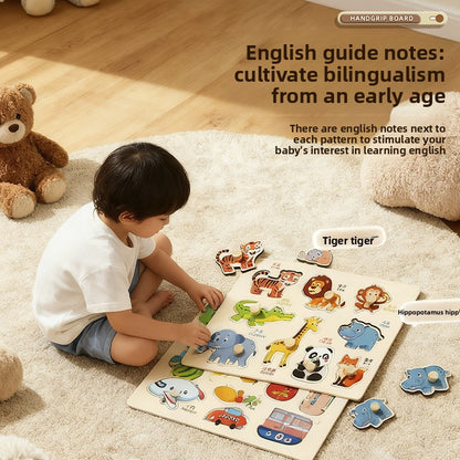 Montessori Wooden Educational Puzzle Board