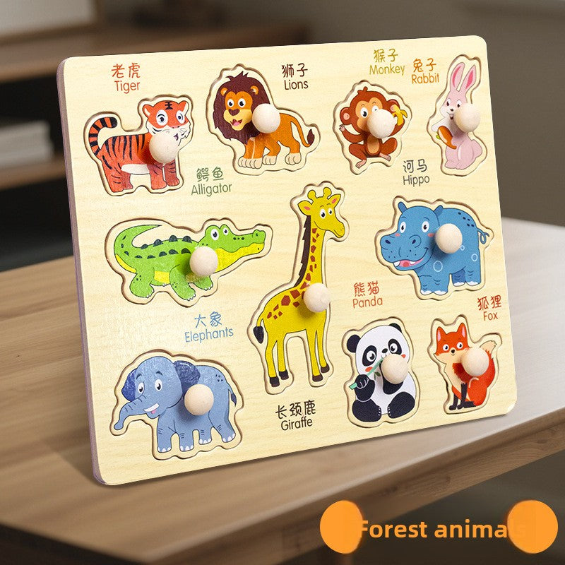 Montessori Wooden Educational Puzzle Board