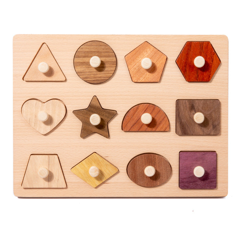 Montessori Wooden Shape Puzzle Toy