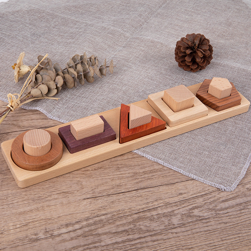 Montessori Wooden Shape Puzzle Toy