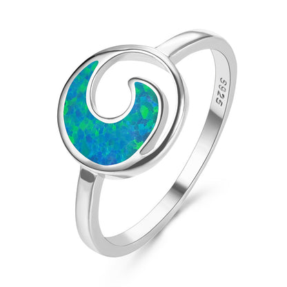 Moon Curved Fashion Ring