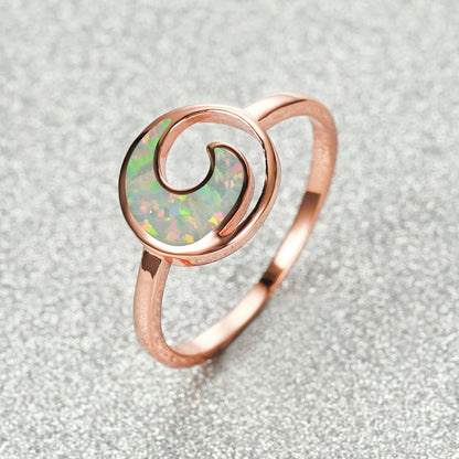 Moon Curved Fashion Ring