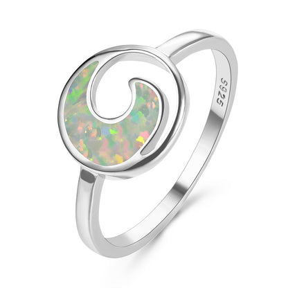 Moon Curved Fashion Ring