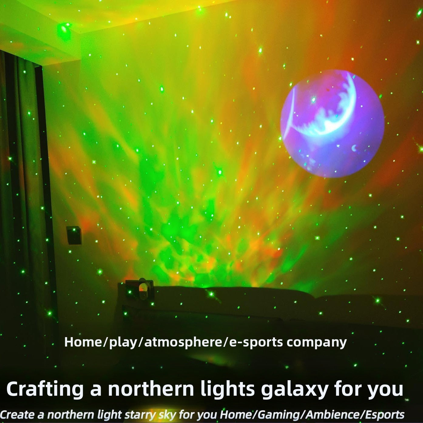 Moon Lamp Star Projector Bluetooth Speaker
