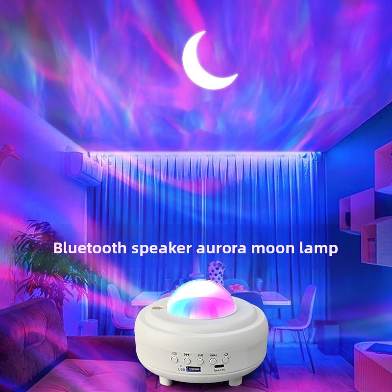 Moon Lamp Star Projector Bluetooth Speaker
