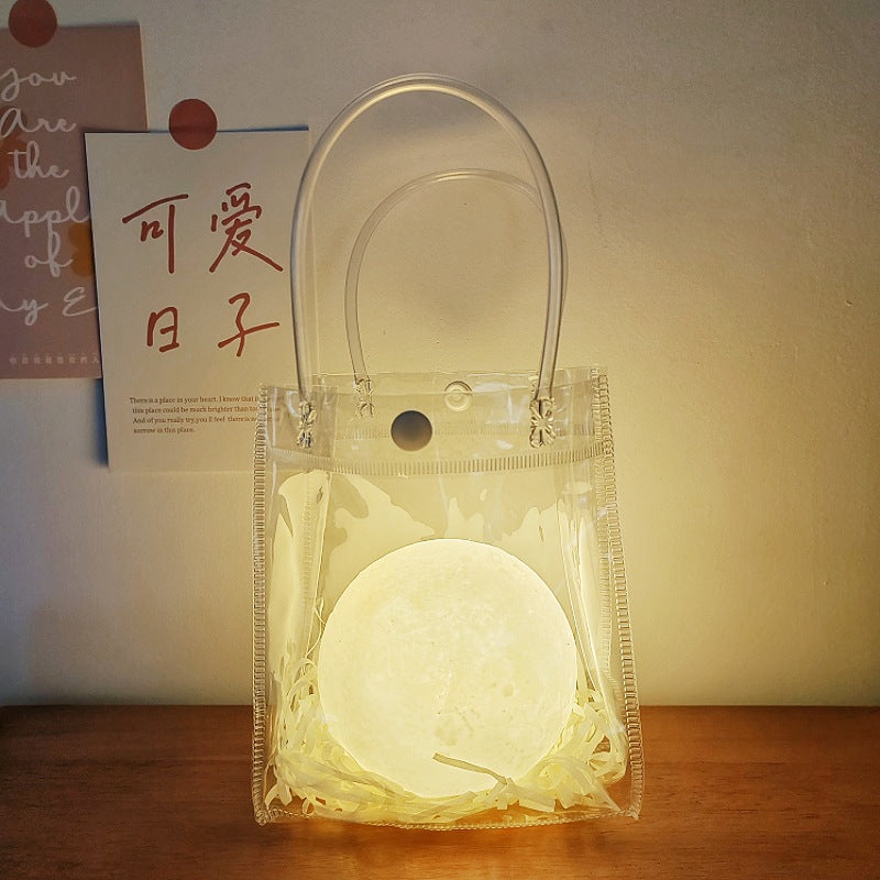 Moon Planet Night Light for Bedroom Desktop Decoration