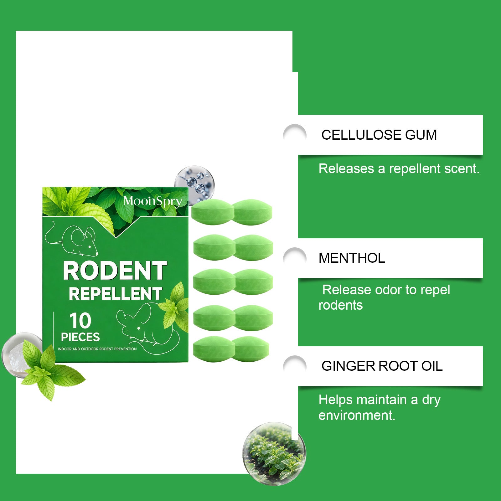 Moonspry Rat Repellent Pills