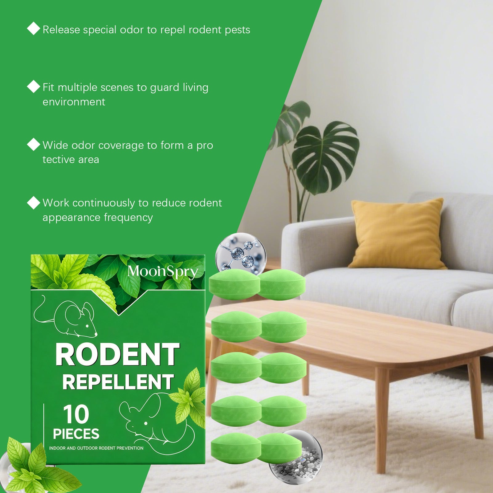 Moonspry Rat Repellent Pills