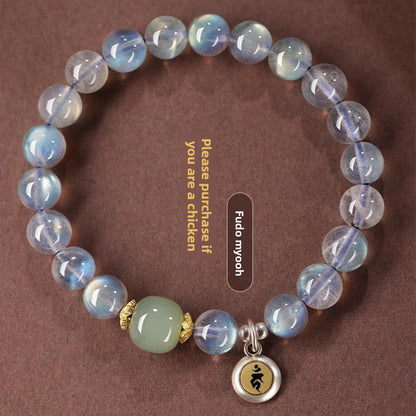 Moonstone Buddhist Bead Bracelet