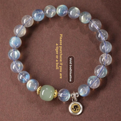 Moonstone Buddhist Bead Bracelet