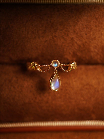 Moonstone ring