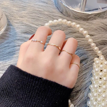 Moonstone zircon ring