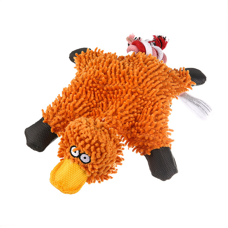 Mop Plush Pet Toy Duck Animal Dog Toy