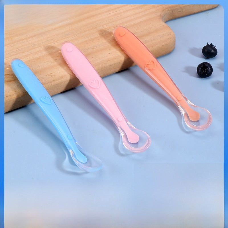 “MOQ：5”Baby silicone spoon