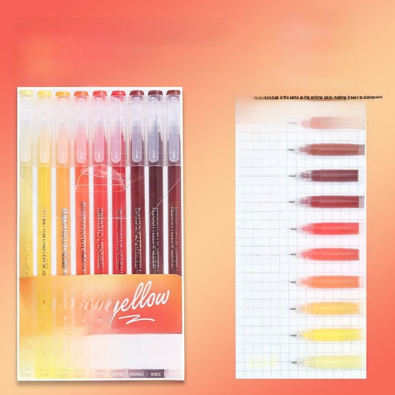 Morandi Color Gel Pens for Journaling and Note-Taking