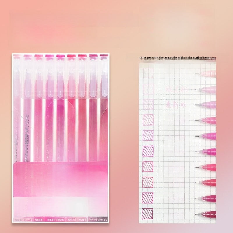 Morandi Color Gel Pens for Journaling and Note-Taking