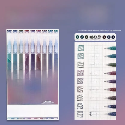 Morandi Color Gel Pens for Journaling and Note-Taking