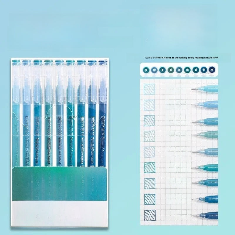 Morandi Color Gel Pens for Journaling and Note-Taking