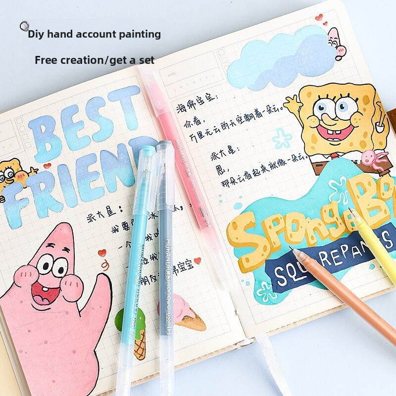 Morandi Color Gel Pens for Journaling and Note-Taking