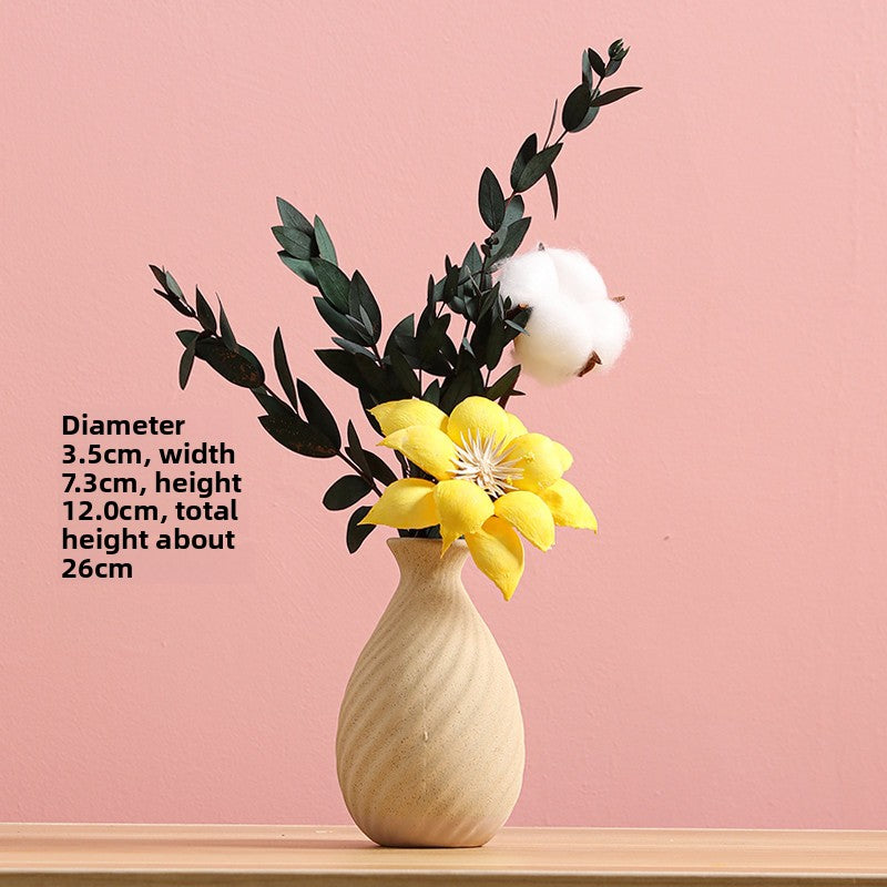 Morandi Small Vase iBed and Breakfast Decoration Dried Flower Ornaments Home Furnishings