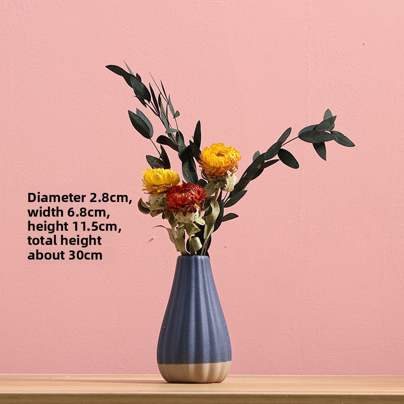 Morandi Small Vase iBed and Breakfast Decoration Dried Flower Ornaments Home Furnishings