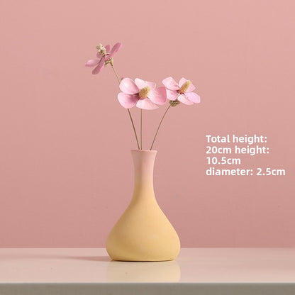 Morandi Small Vase iBed and Breakfast Decoration Dried Flower Ornaments Home Furnishings