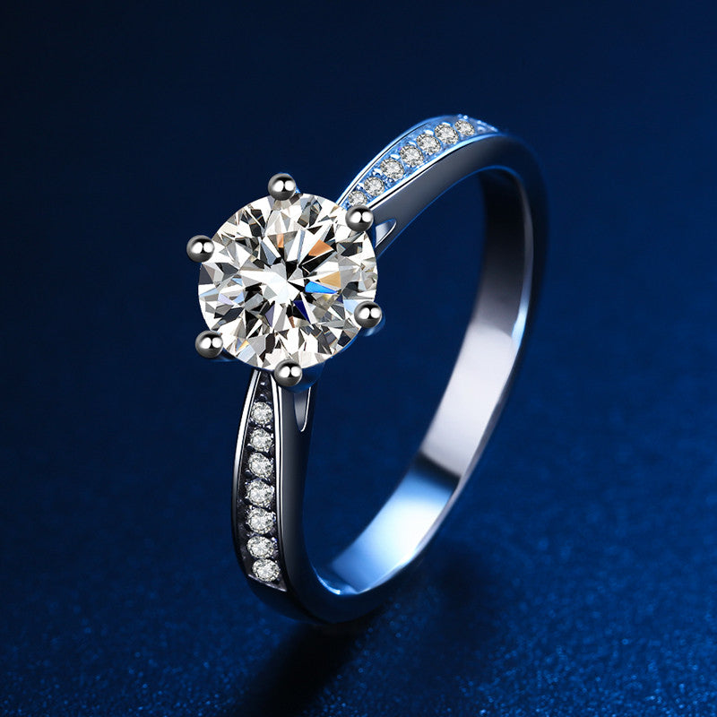 Morganite diamond ring